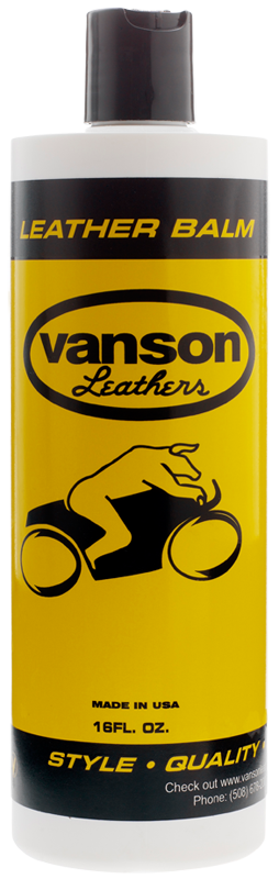 Vanson Balm for cleaning and caring for your leather items