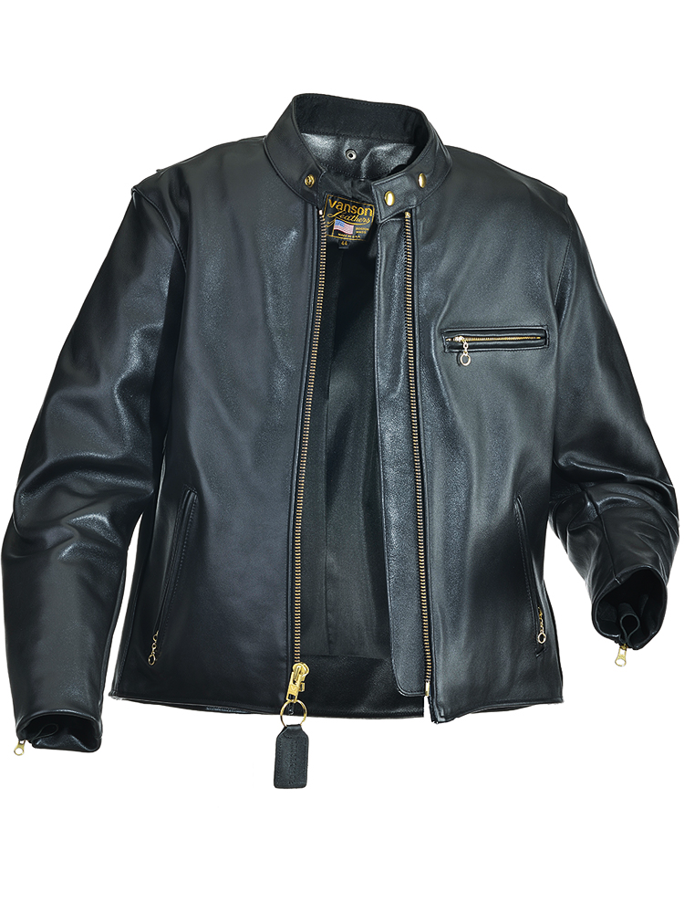 Model AR-Rayon Motorcycle Leather Jacket