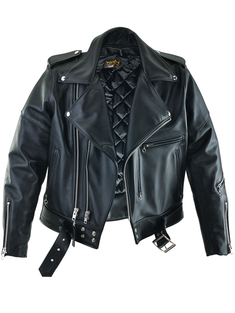 Heavy duty leather motorcycle jacket best sale