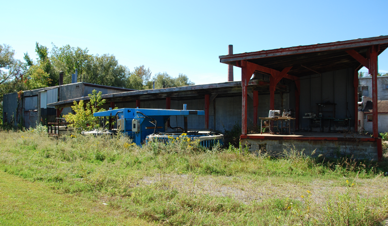 Empty lots, abandoned buildings