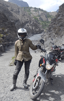 Steph on the Deosai Plains