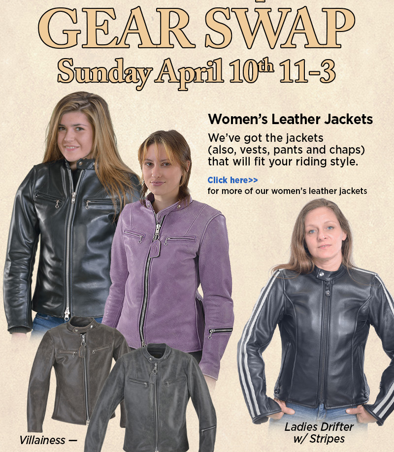 women's leather motorcycle jackets