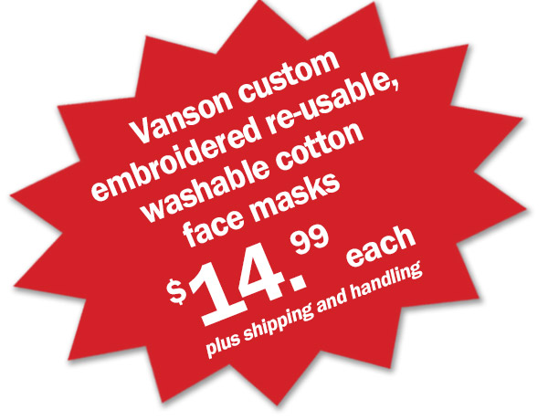 Star burst of embroidered face mask prices