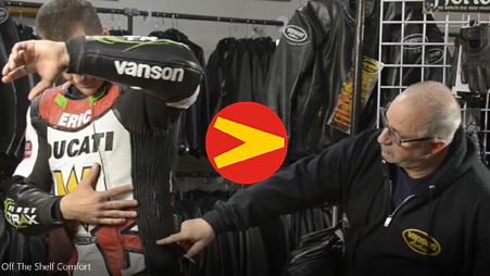 Vanson's Air-Pro suit is comfortable to wear
