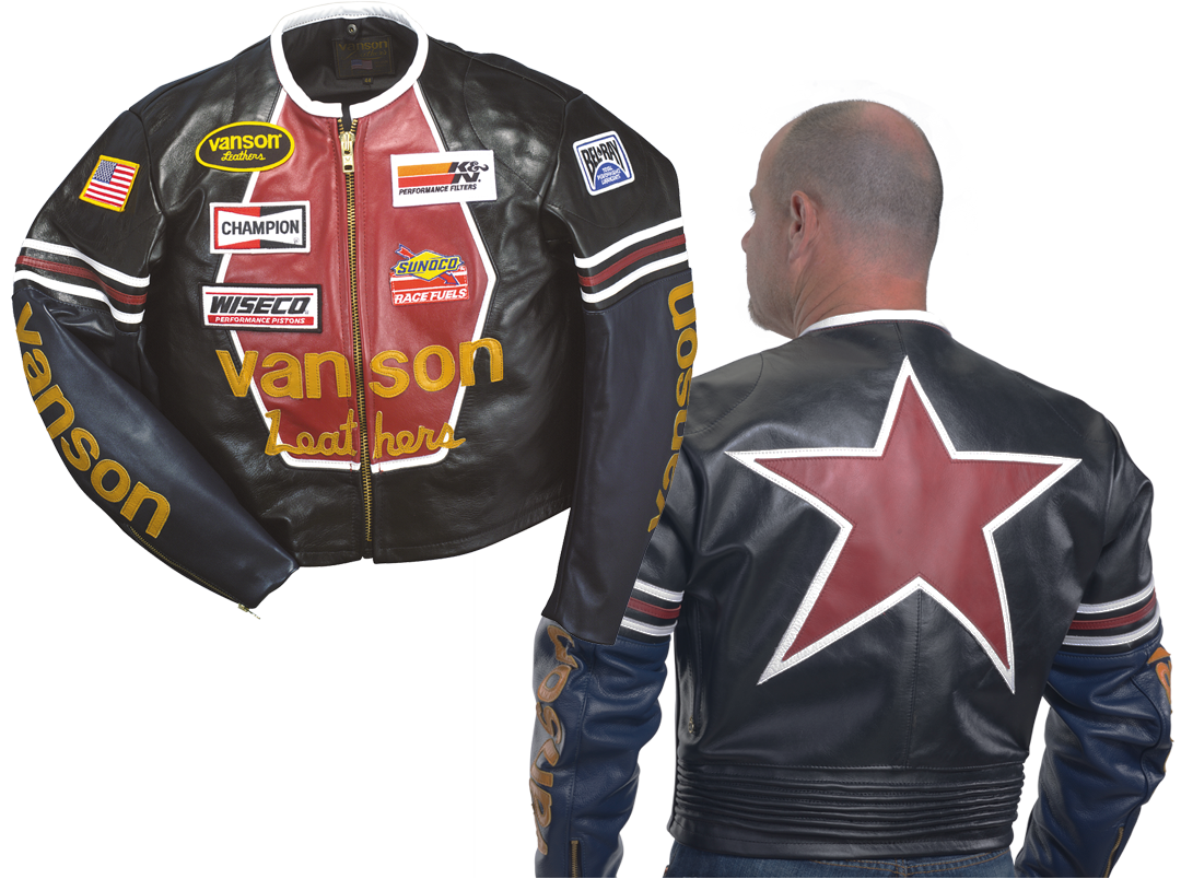 vanson leather star jacket