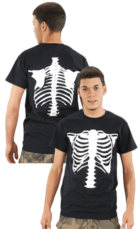 Vanson's short sleeve bones tee