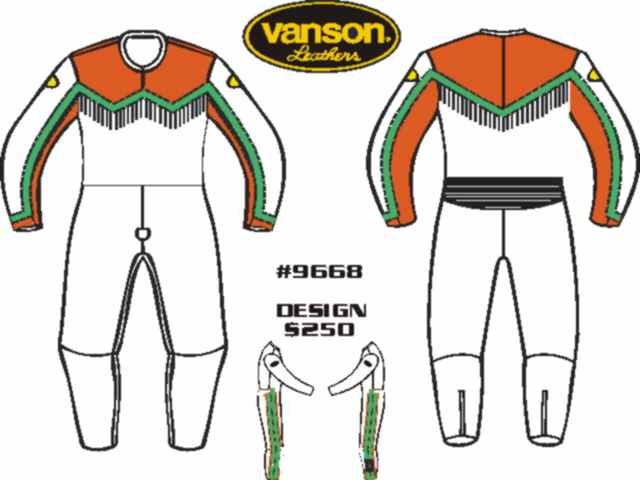 Vanson Suit Designs - 150 - 300 - 9668